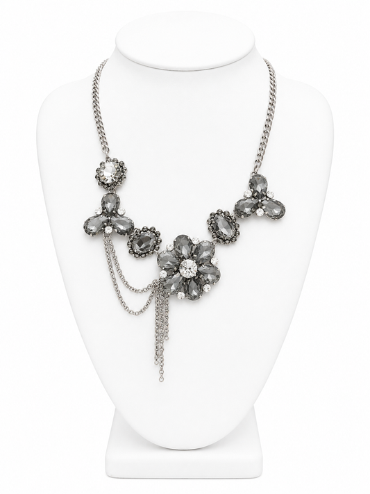 Midnight Garden Statement Necklace