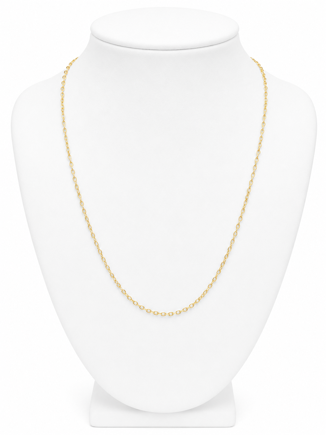 18K Gold Plated Sterling Silver Chain Necklace