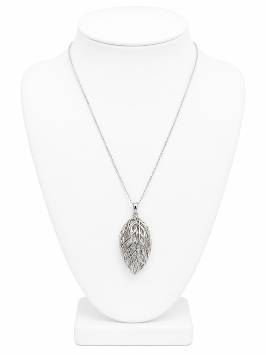 Chamilia Sterling Silver Open Leaf Necklace