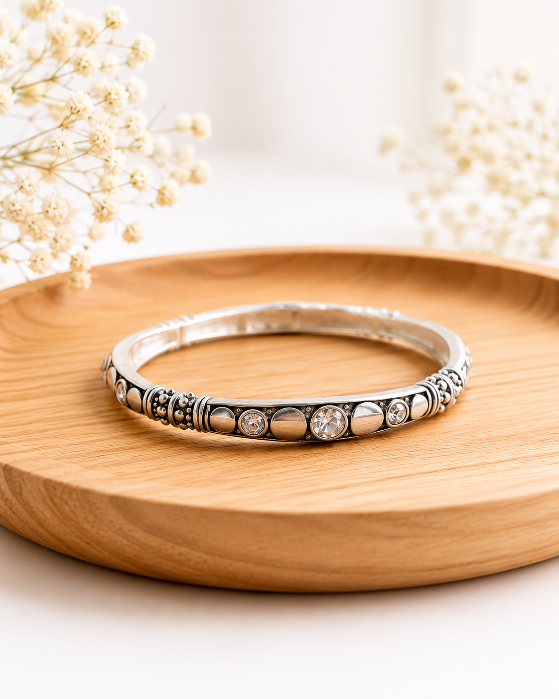 Champagne Glow Stretch Bracelet