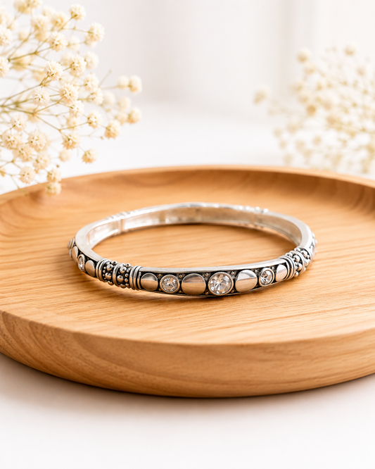 Champagne Glow Stretch Bracelet