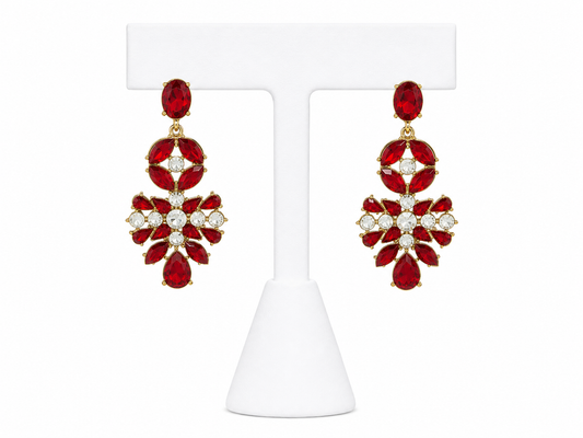 Scarlet Royale Chandelier Earrings