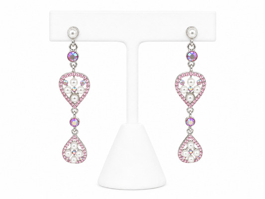 Blushing Pearl Elegance Earrings