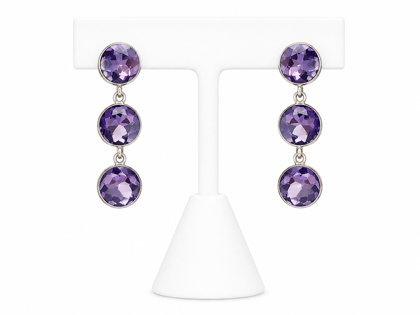Amethyst Cascade Earrings