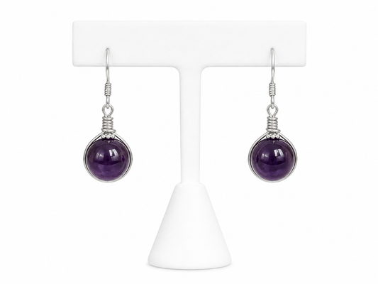 Amethyst Whisper Earrings