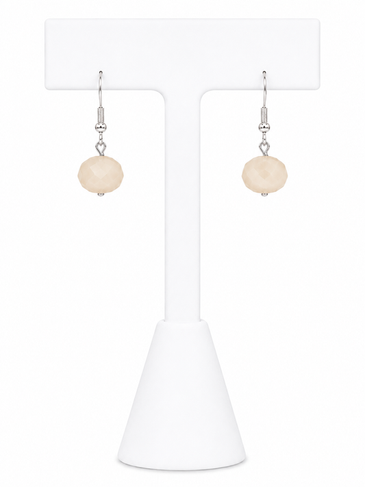 Ivory Glow Drop Earrings