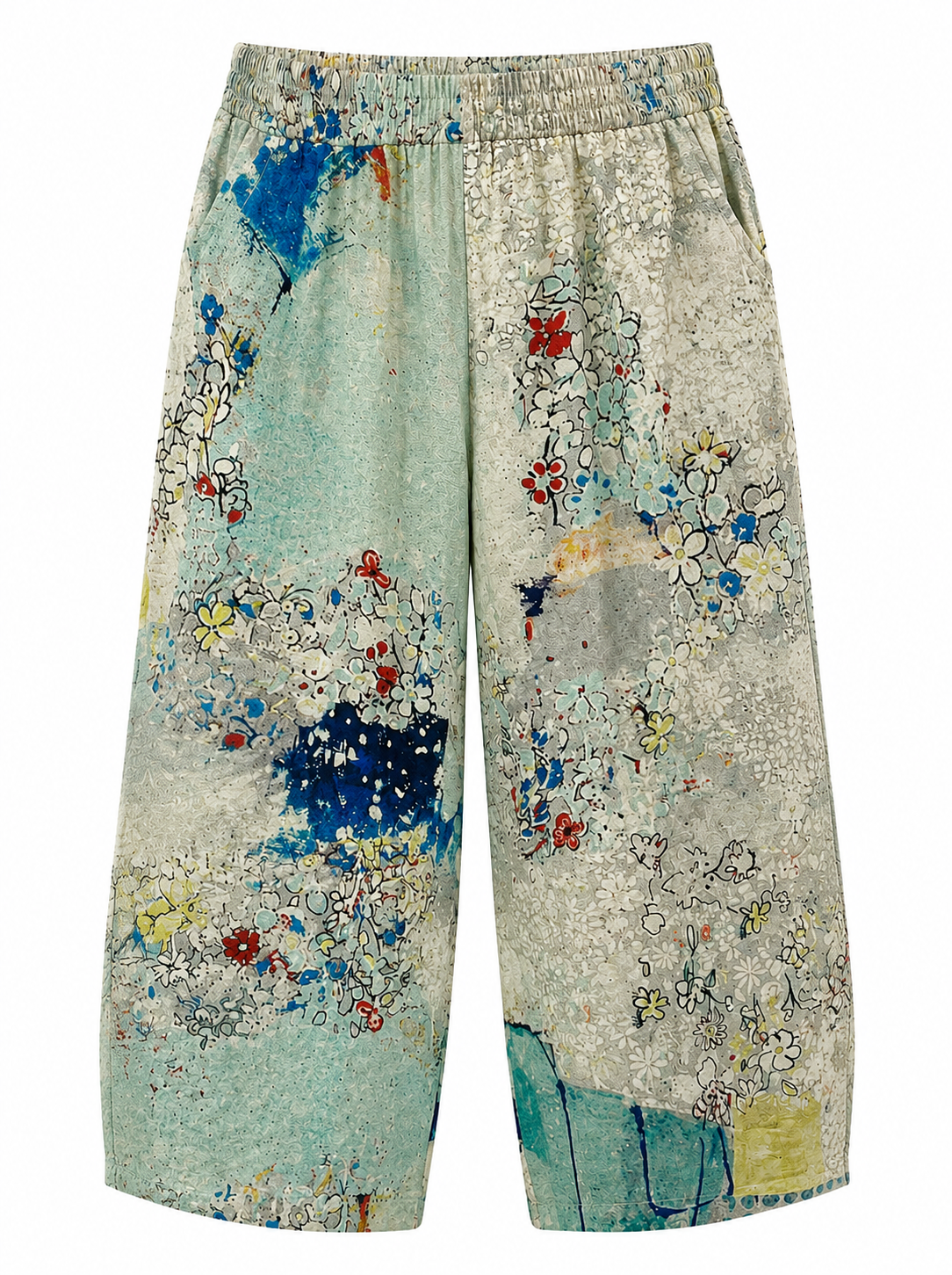 Sea Glass Bloom Capris