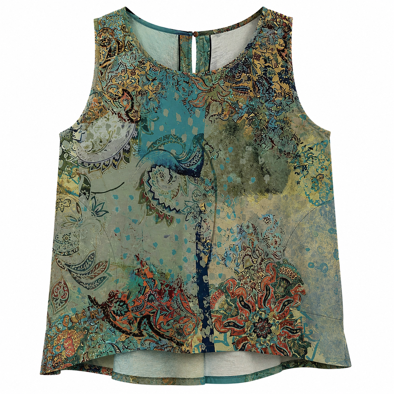 Turquoise Tapestry Tank