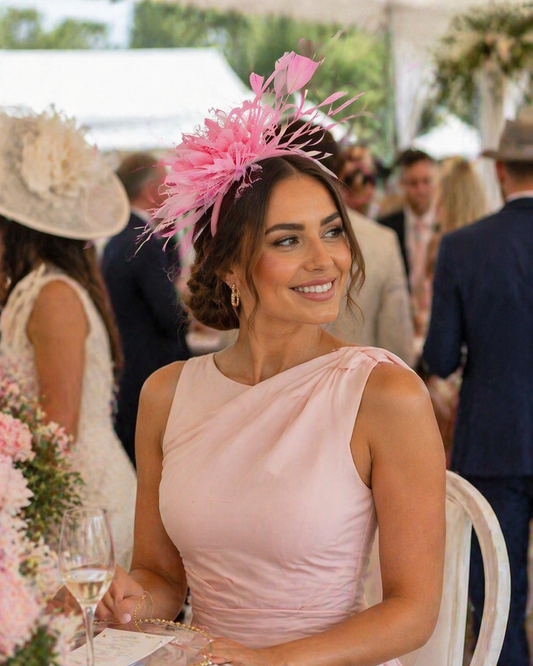 Blushing Petal Statement Fascinator