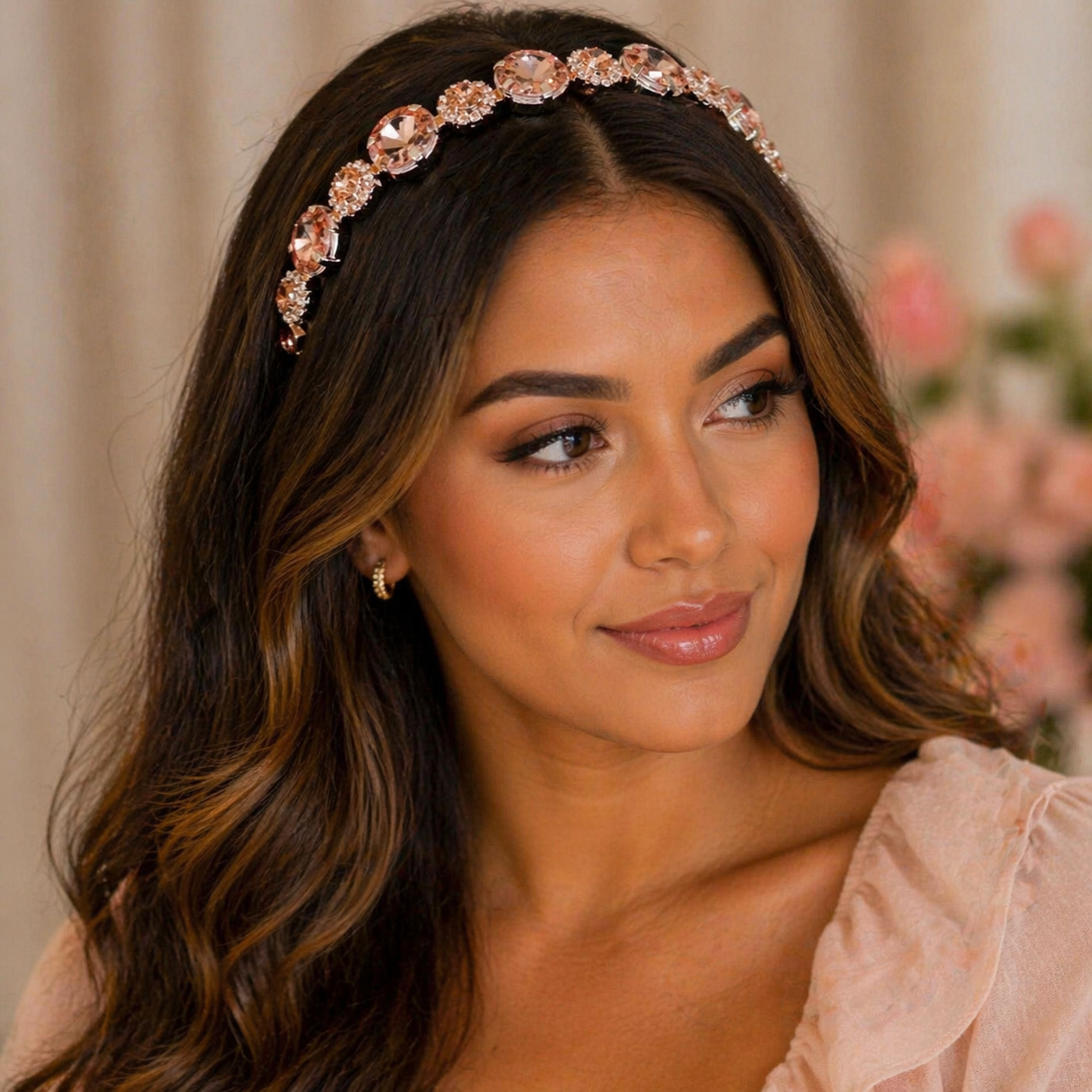 Peach Blush Radiance Headband