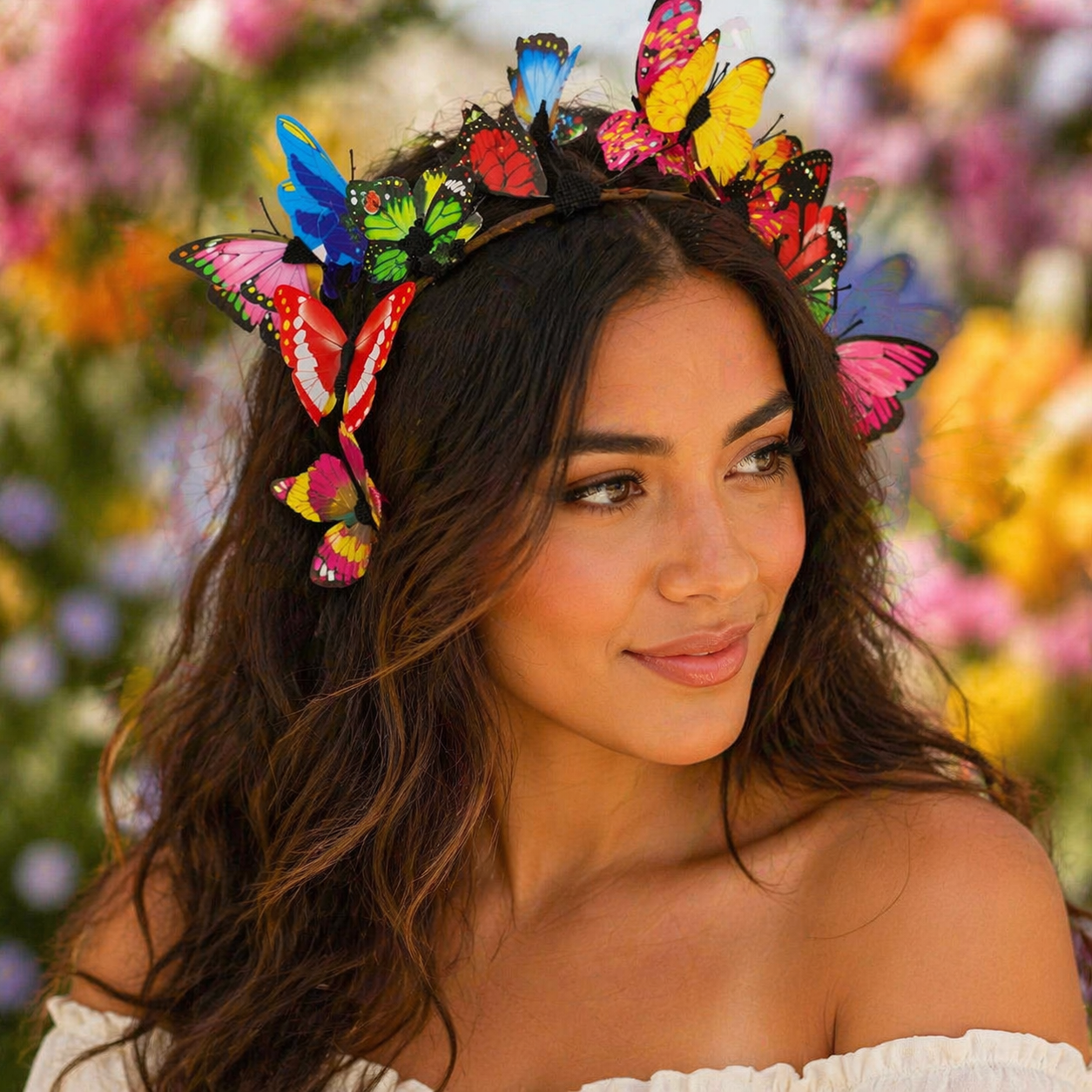 Rainbow Butterfly Dream Headband