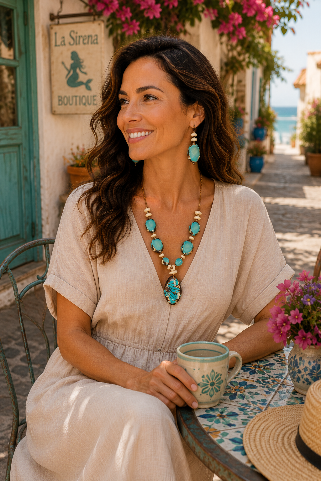 Elise Tagua Earrings