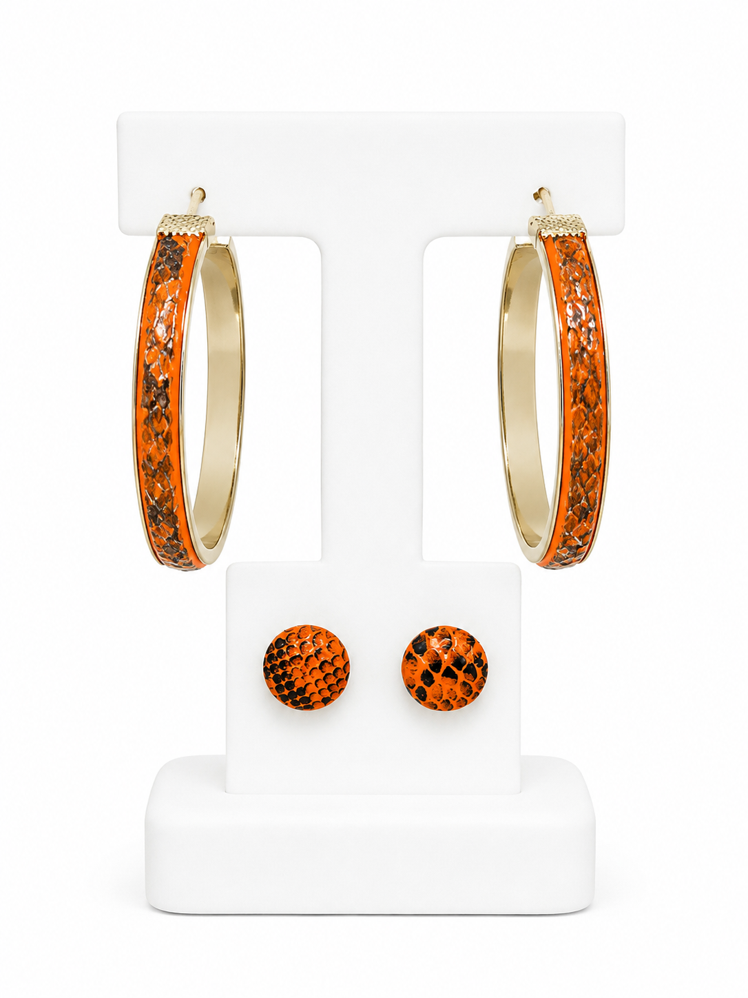 Wild Tangerine Earring Set