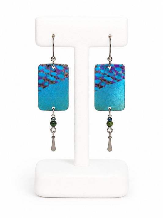 Mermaid Mosaic Earrings seo info, handle and add tags