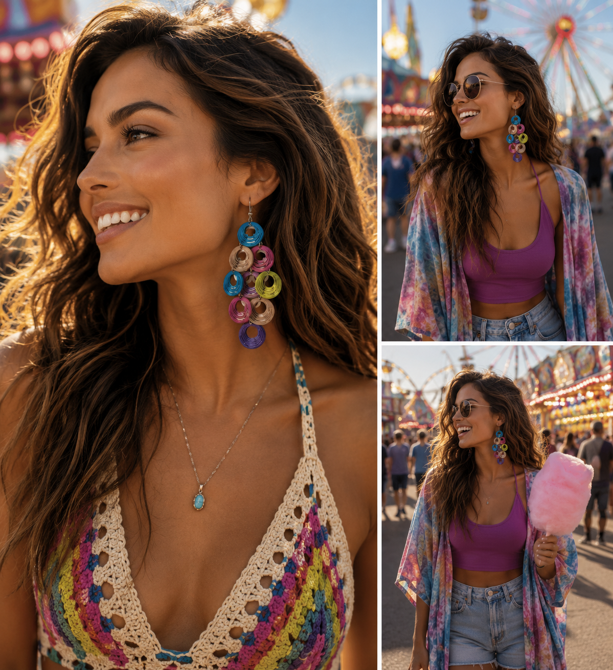 Confetti Crush Cascade Earrings