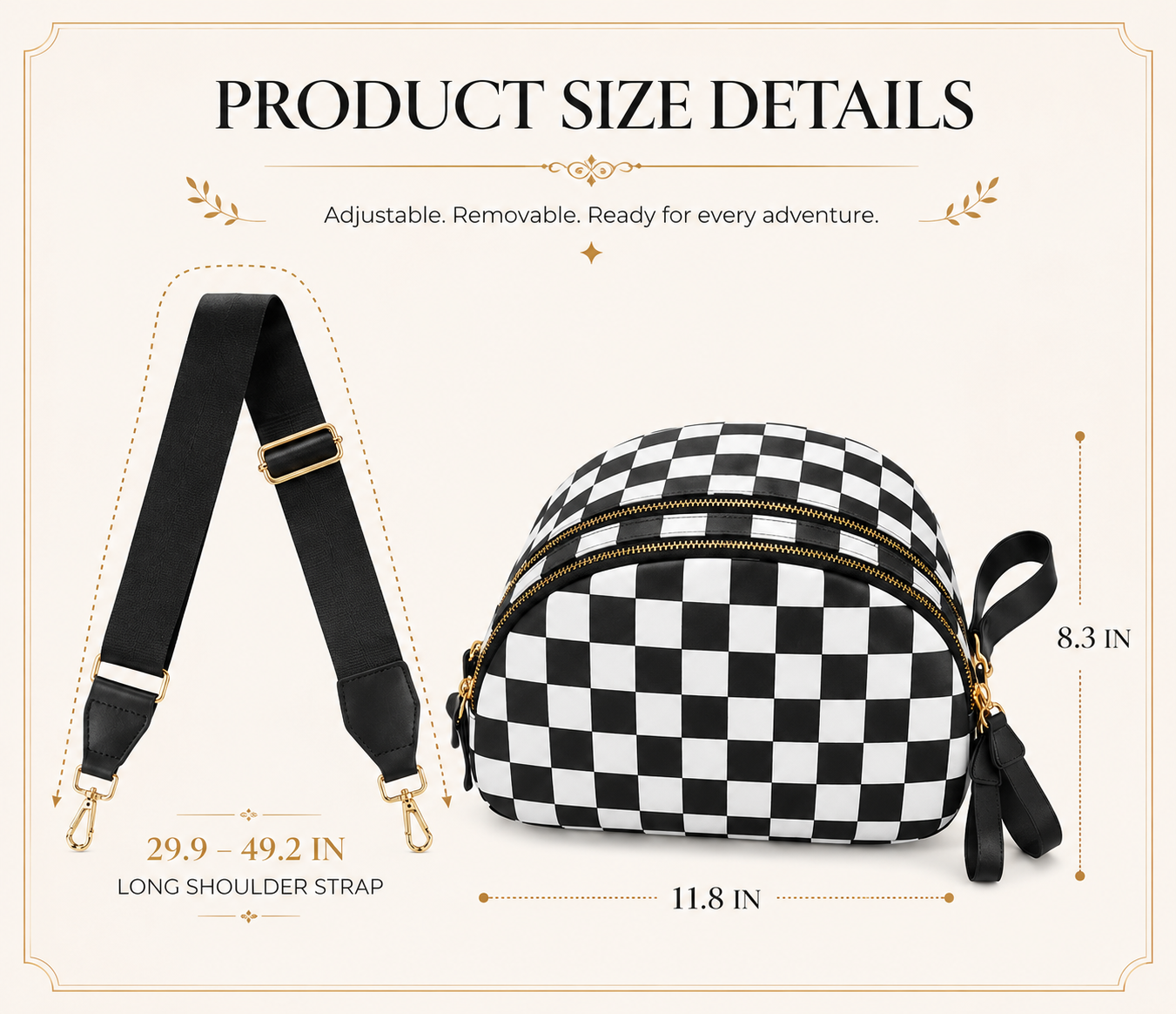 Oxford Cloth Large Capacity Crossbody Bag Sports Bag