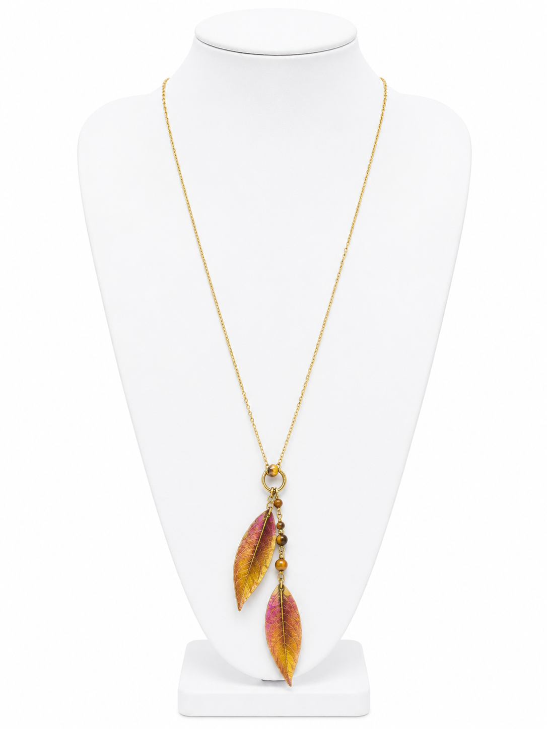 Gold Leaf Expandable Necklace