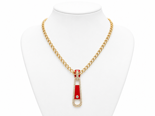 Zip Into Style Necklace