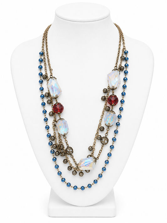 Midnight Aurora Statement Necklace