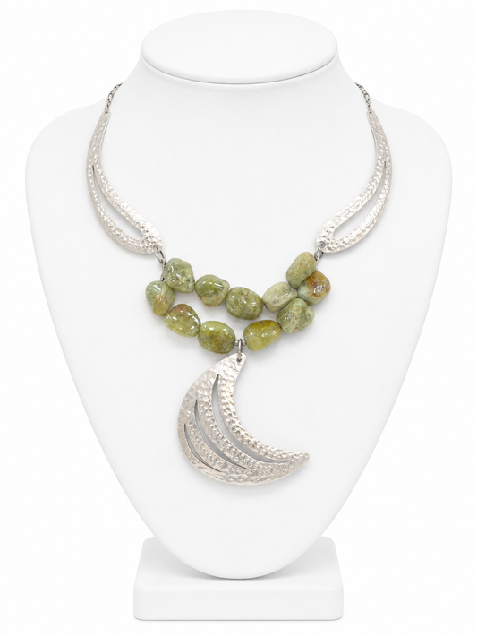 Island Artisan Crescent Necklace