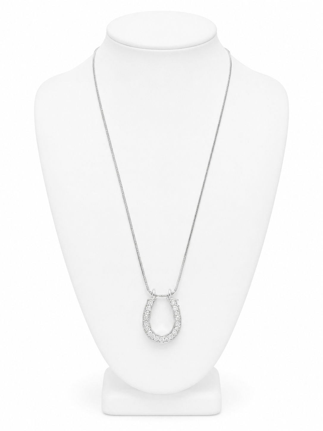 Lucky Sparkle Horseshoe Necklace