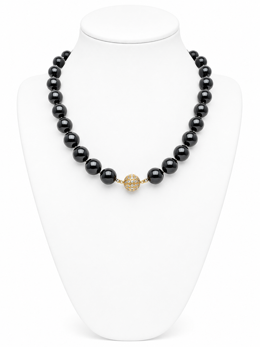 Midnight Elegance Statement Necklace