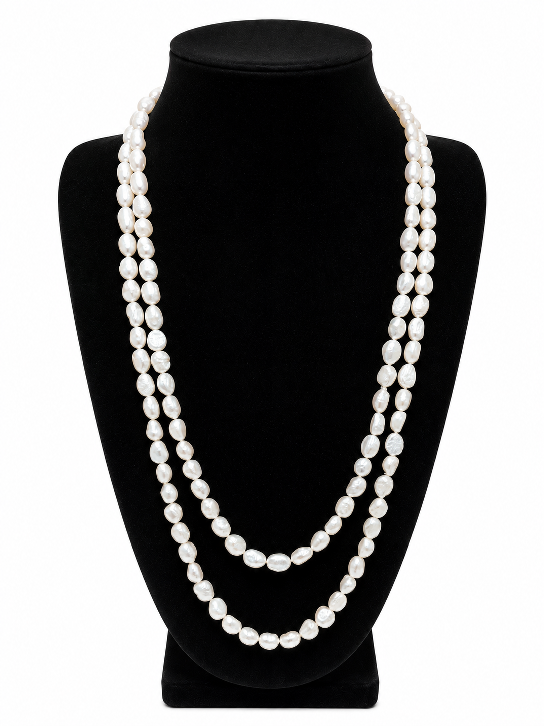 Coastal Pearl Cascade Necklace