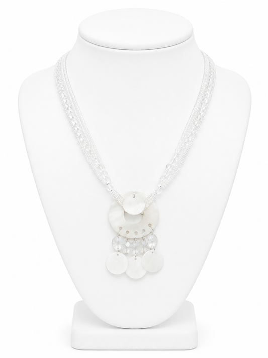 Coastal Moonlight Statement Necklace