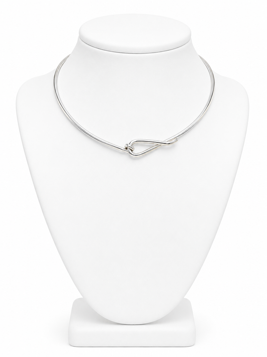 Modern Knot Collar Necklace