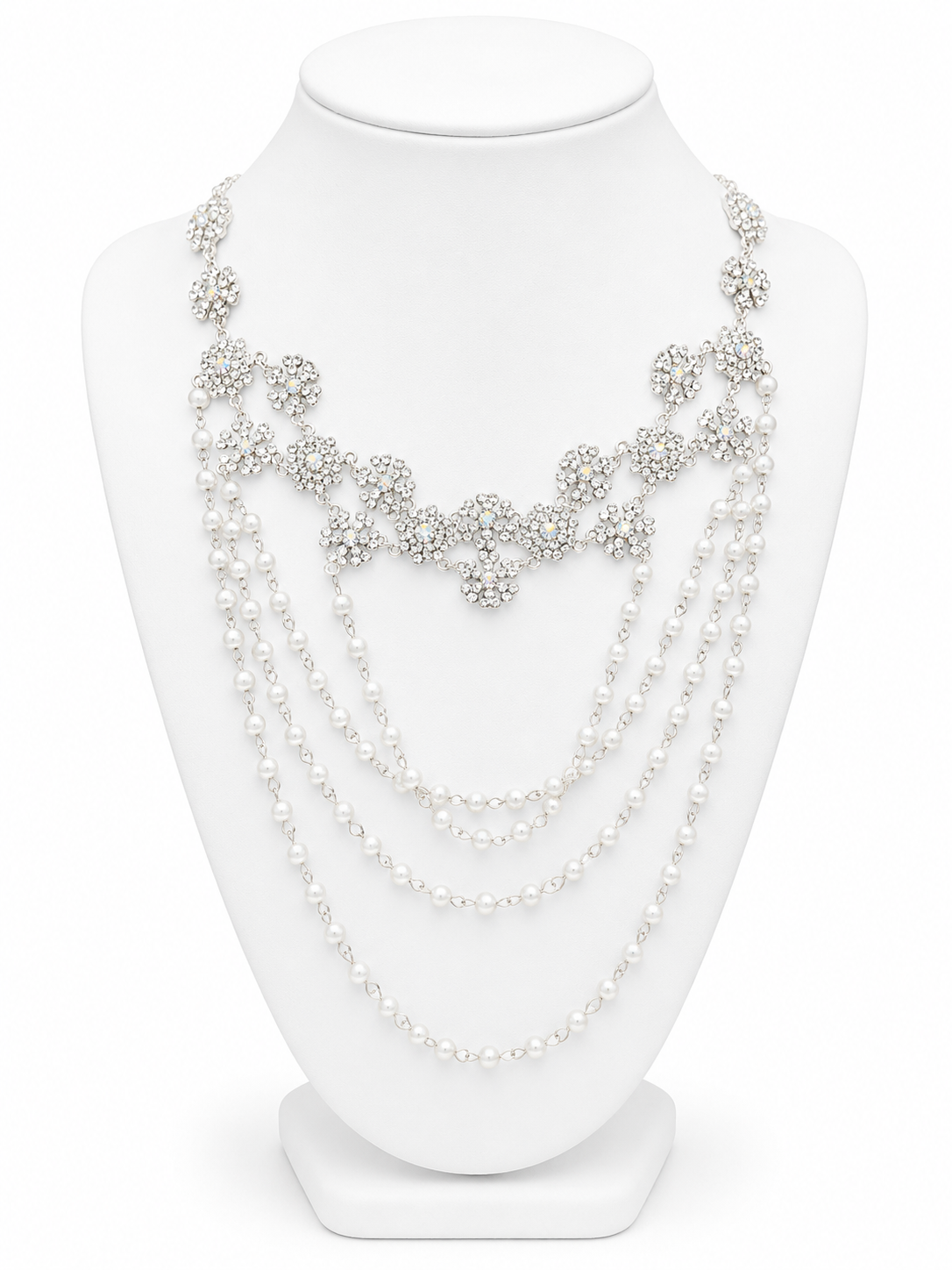 Pearls & Petals Statement Necklace