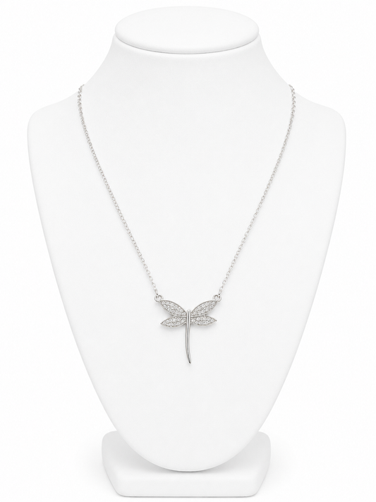 Crystal Dragonfly Necklace