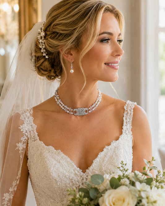 Crystal Heirloom Choker Set