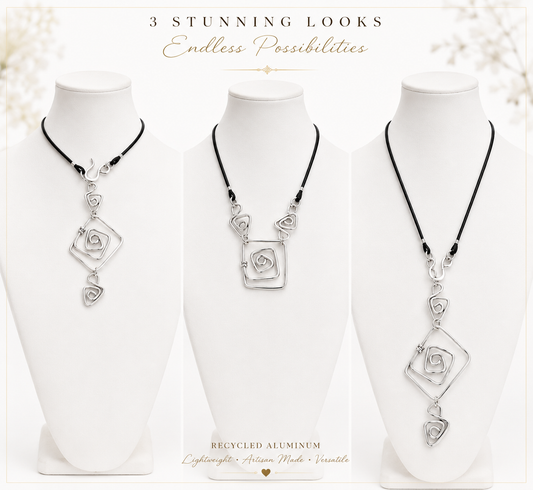 Crooked Diamond 3 Way Necklace