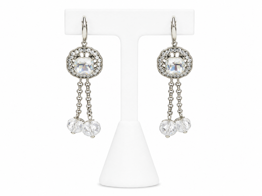 Crystal Cascade Drop Earrings