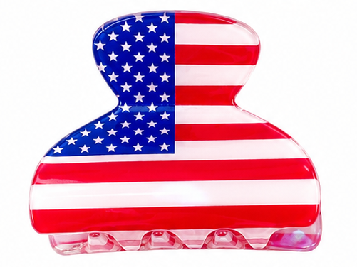 Mini 4th of July Hair Claw Clips