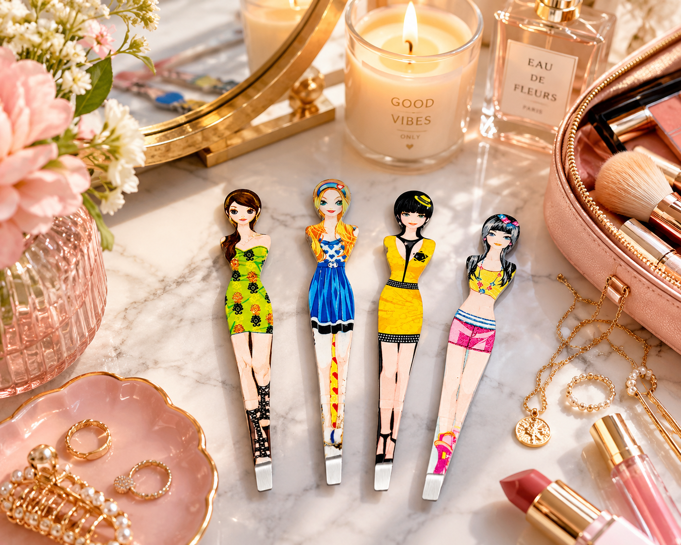 Professional Girl Eyebrow Tweezer