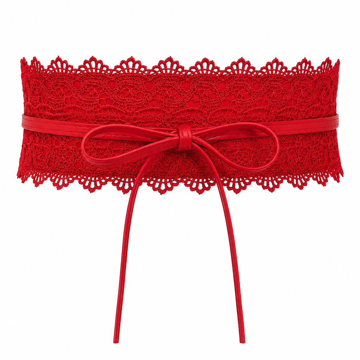 Elegant Lace Wide Waistband
