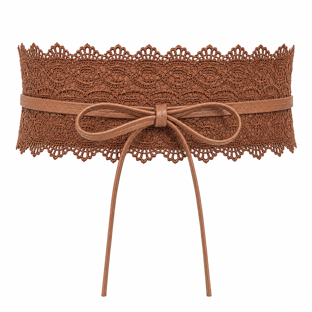 Elegant Lace Wide Waistband