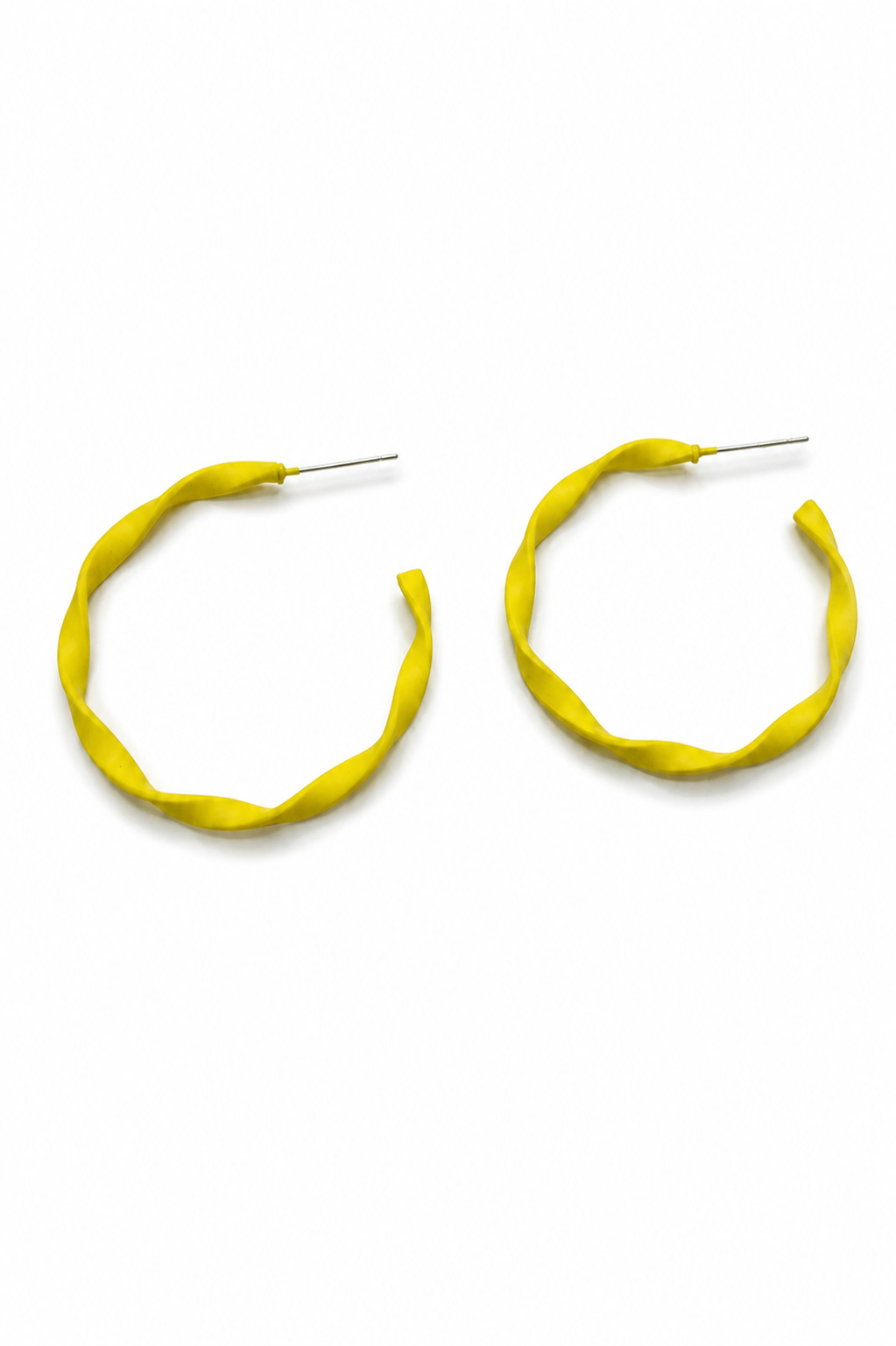 Sunshine Twist Hoop Earrings