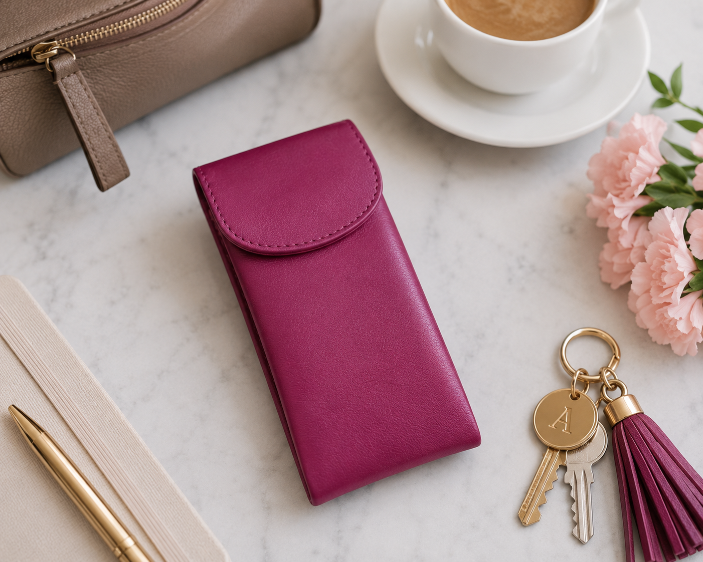 Double Flap Eyeglass Case