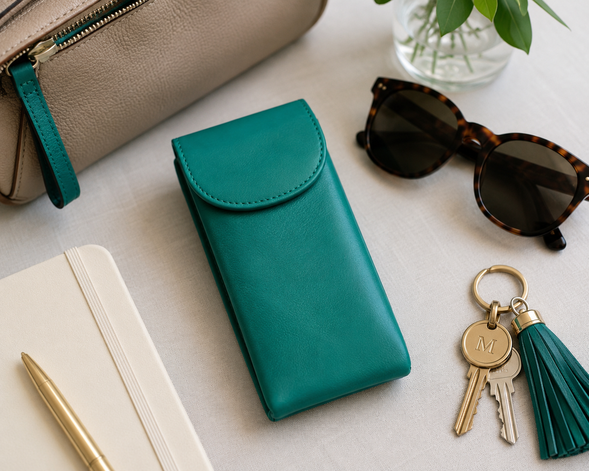 Double Flap Eyeglass Case