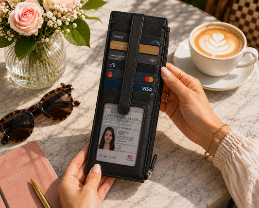 Double Sided Long Credit Card Holder