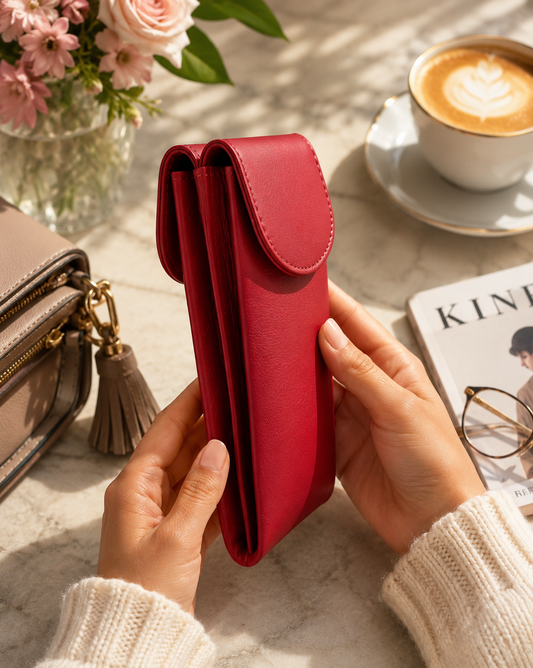 Double Flap Eyeglass Case