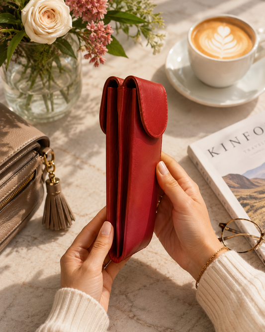Double Flap Eyeglass Case