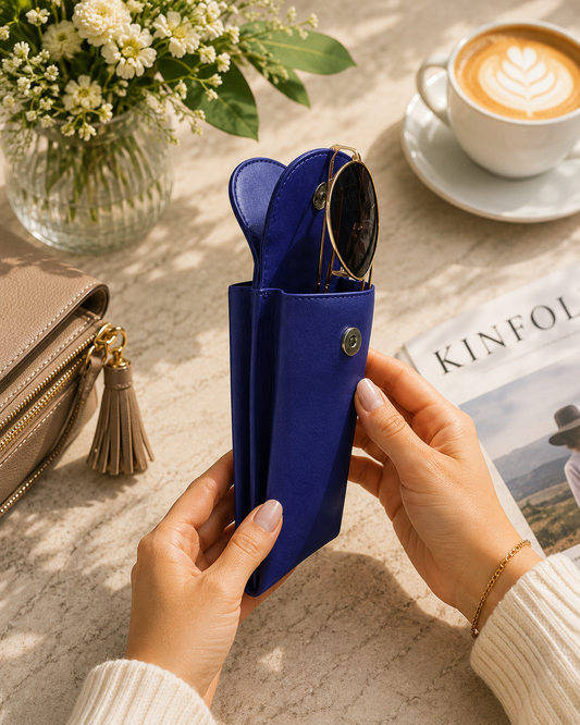 Double Flap Eyeglass Case