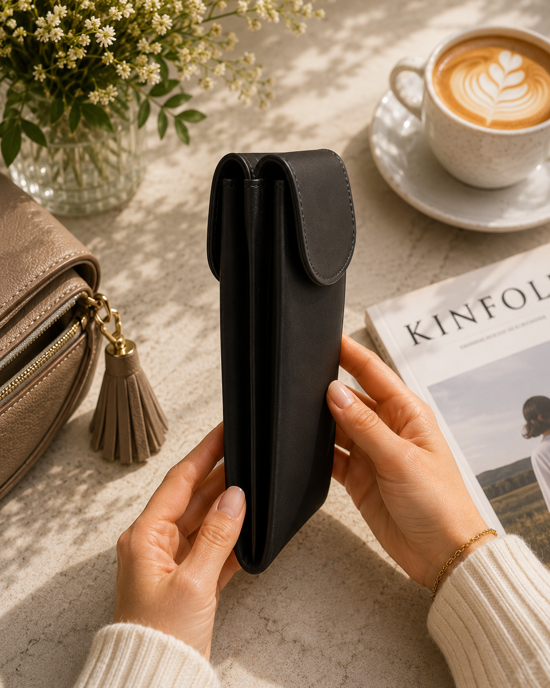 Double Flap Eyeglass Case