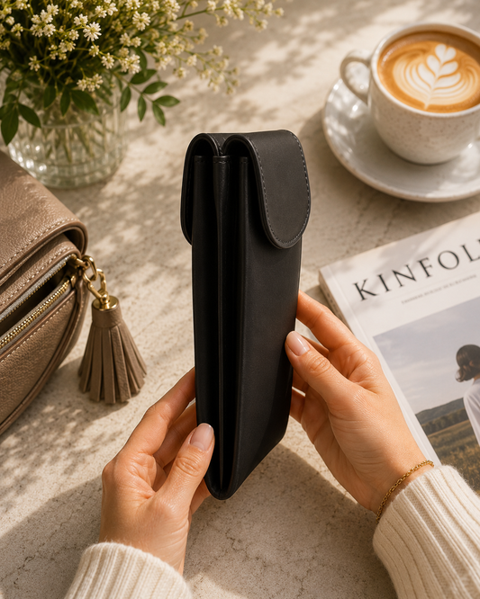 Double Flap Eyeglass Case