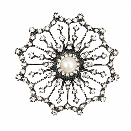 Sterling Silver Vintage Starlight Brooch