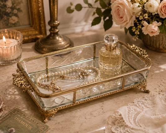 Gold Rim Tray