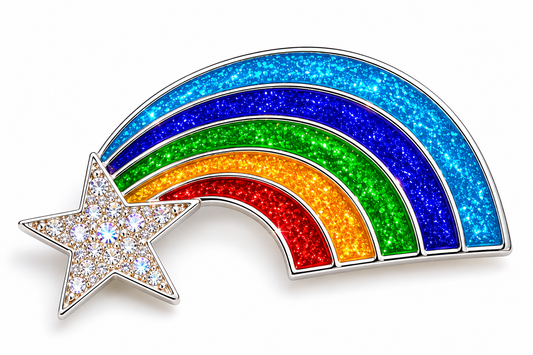 Stardust Rainbow Brooch